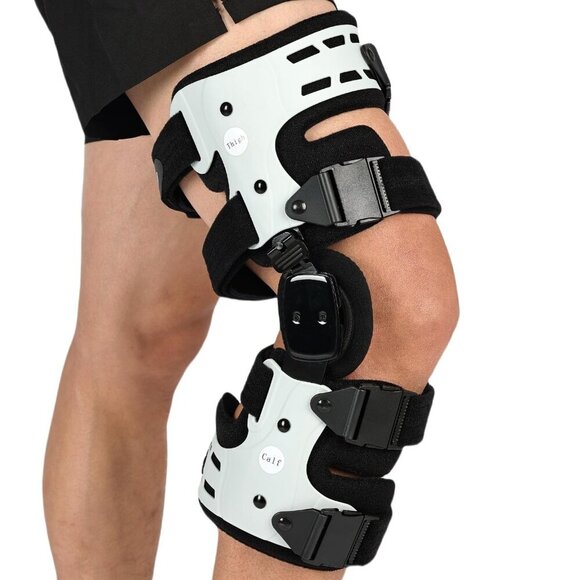 Adjustable Hinged Knee Brace Dual Stabilizer Support Injury Recovery (Medial/R) - Picture 1 of 1